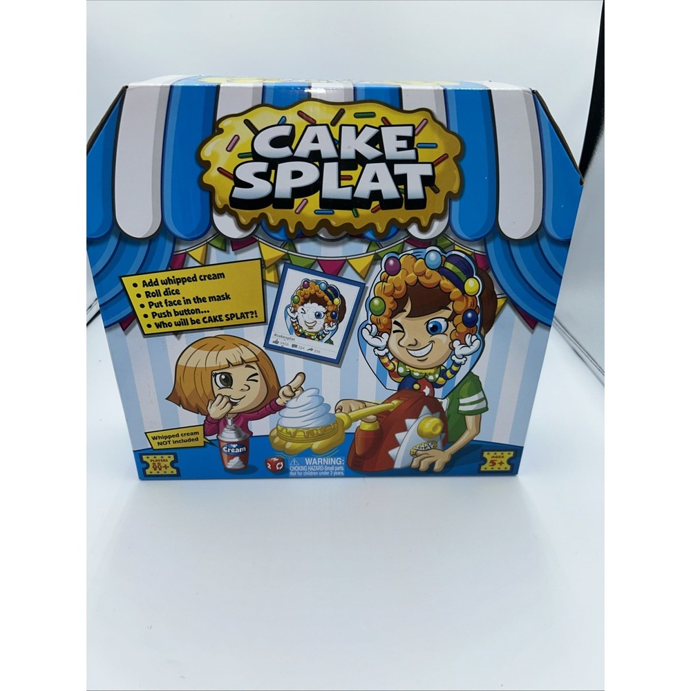 ZURU Cake Splat Family Board Game Cream Pie Fun Laughter Kids Party Challenge